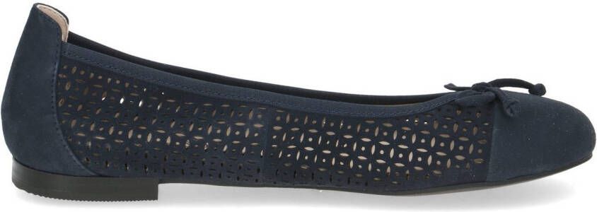 Caprice Ballerina's blokhak business schoen comfortabele schoen met subtiele sierstrik