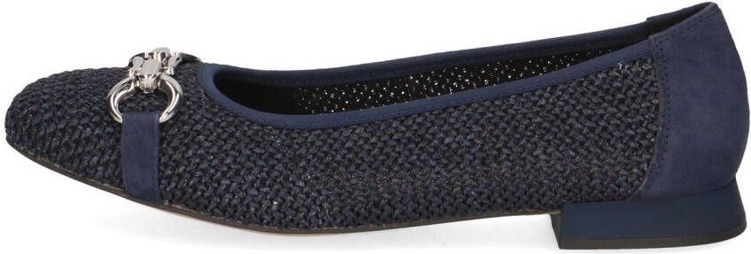 Caprice Ballerina's blokhak comfortabele schoen business schoen met sieraandeel