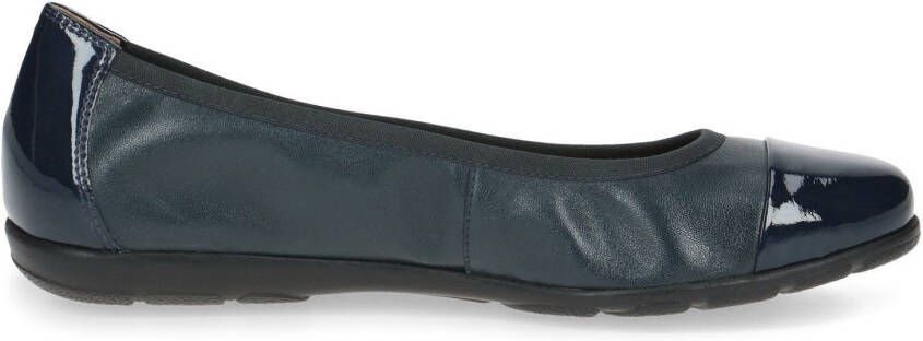 Caprice Ballerina's Loafer slipper feestdagsschoen met lakdetails