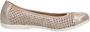 Caprice Ballerina's slipper comfortabele schoen instapschoen met perforatie - Thumbnail 4