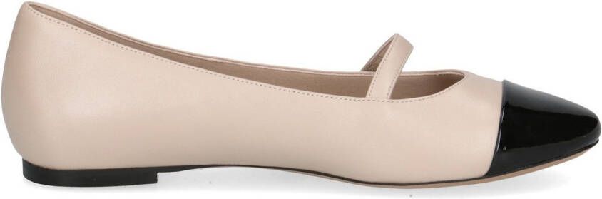 Caprice Ballerina's met riempje comfort schoen business schoen flats met klittenbandriempjes