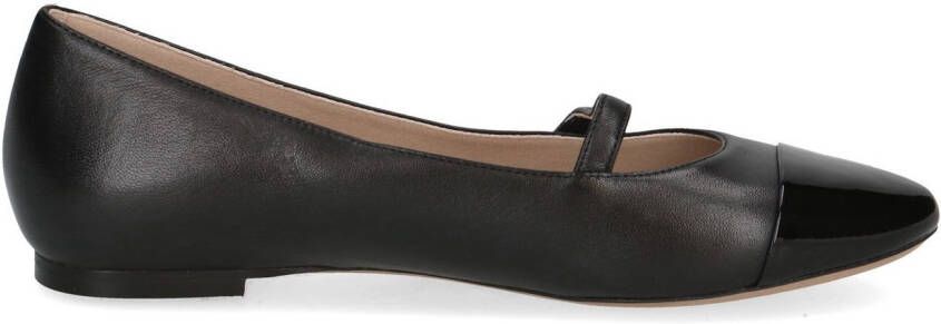 Caprice Ballerina's met riempje comfort schoen business schoen flats met klittenbandriempjes