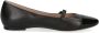 Caprice Ballerina's met riempje comfort schoen business schoen flats met klittenbandriempjes - Thumbnail 4