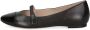 Caprice Ballerina's met riempje comfort schoen business schoen flats met klittenbandriempjes - Thumbnail 5