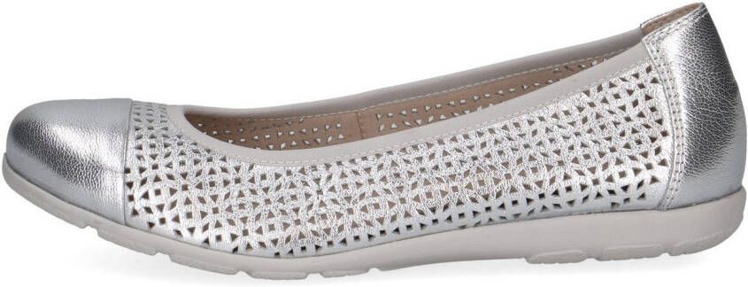 Caprice Ballerina's slipper comfortabele schoen instapschoen met perforatie