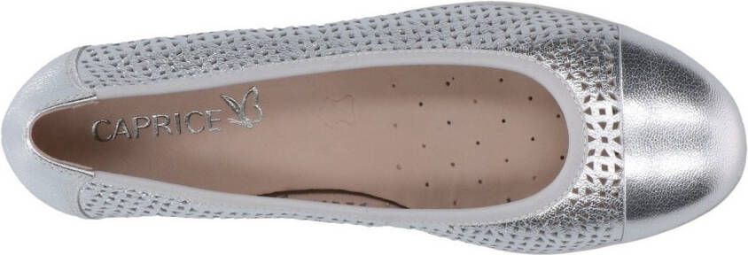 Caprice Ballerina's slipper comfortabele schoen instapschoen met perforatie