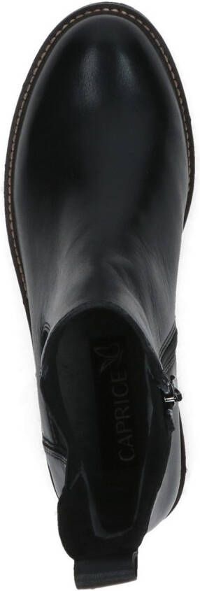 Caprice Chelsea-boots blokhak business schoen in used-look