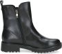 Caprice Chelsea-boots blokhak enkellaarsjes met sierritssluiting aan de buitenkant - Thumbnail 4