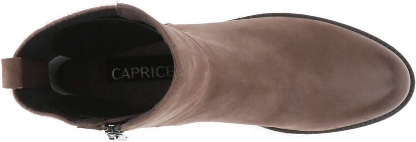 Caprice Chelsea-boots hakken enkellaars comfort schoen met brede stretchinzet