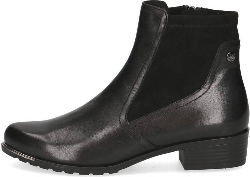 Caprice Chelsea-boots laarzen enkellaarsjes business schoen met praktische ritssluiting