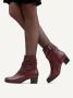 Caprice Laarsjes blokhak business schoen met decoratieve rits aan de buitenkant - Thumbnail 3