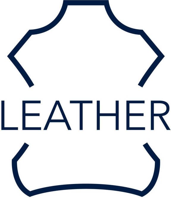 Caprice Laarsjes blokhak business schoen met decoratieve rits aan de buitenkant