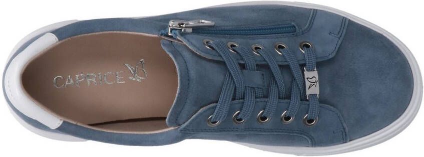 Caprice Plateausneakers vrijetijdsschoen lage schoen veterschoen met gevoerde schacht