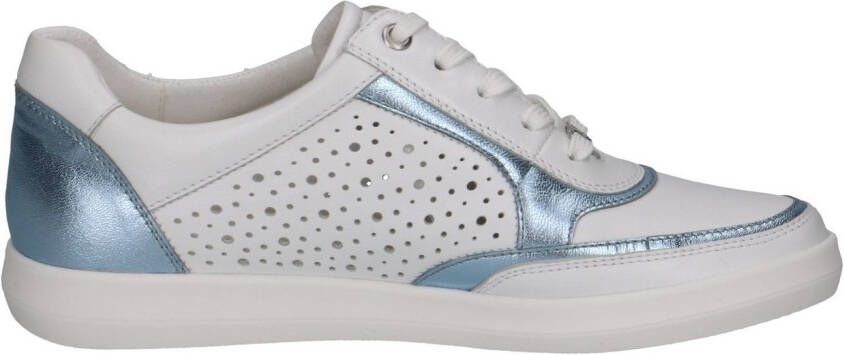 Caprice Plateausneakers vrijetijdsschoen lage schoen veterschoen met perforatie