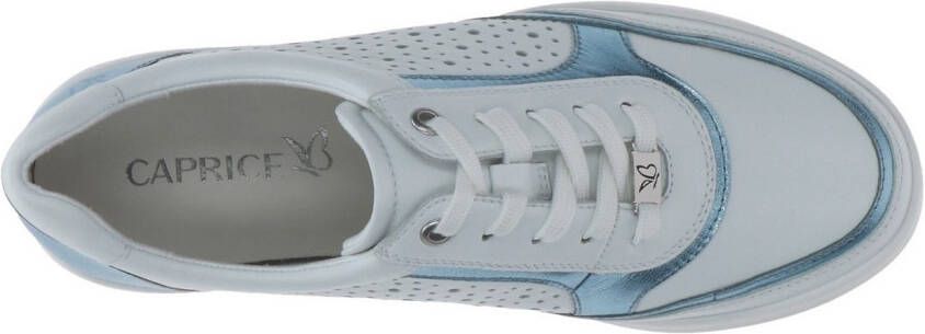 Caprice Plateausneakers vrijetijdsschoen lage schoen veterschoen met perforatie