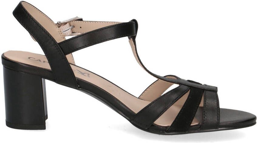 Caprice Sandaaltjes zomerschoen riemchensandalette blokhak met memory foam