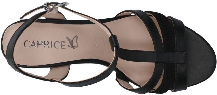Caprice Sandaaltjes zomerschoen riemchensandalette blokhak met memory foam