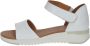 Caprice Witte Open Platte Sandalen Vrouwen White Dames - Thumbnail 7