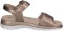 Caprice Sandalen sleehak sandaal zomerschoen comfortabele schoen in metallic-look - Thumbnail 3