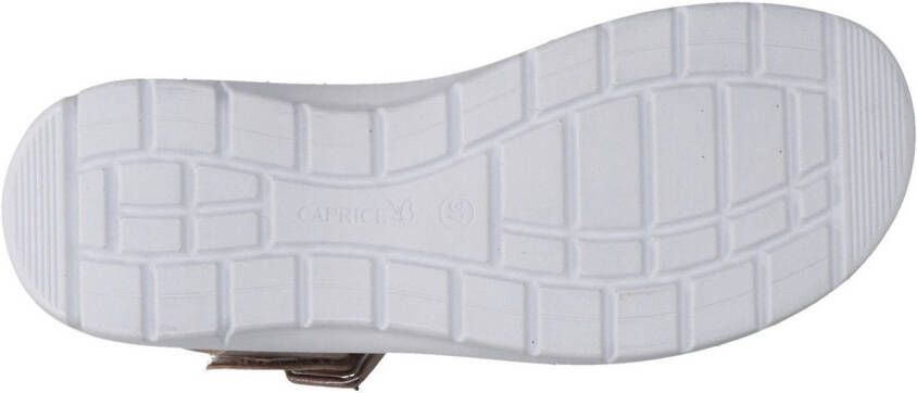 Caprice Sandalen sleehak sandaal zomerschoen comfortabele schoen in metallic-look