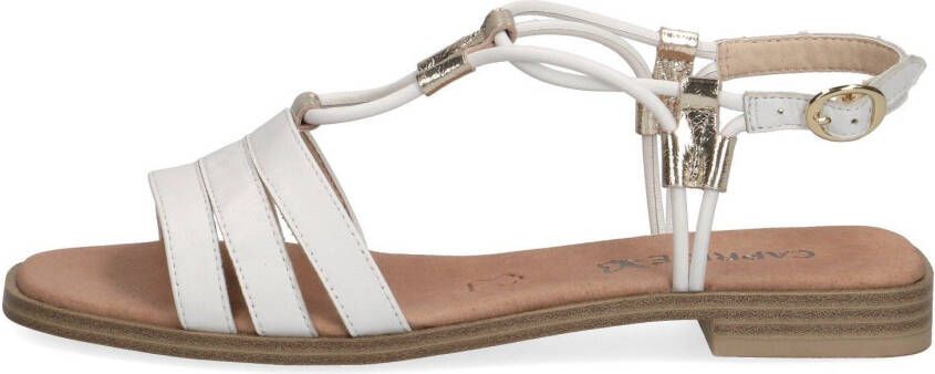 Caprice Sandalen met fijne metallic-elementen