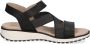Caprice Sleehaksandaaltjes riemchensandaal zomerschoen comfortabele schoen met strass-steentjes - Thumbnail 3