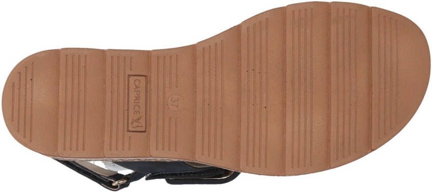 Caprice Sleehaksandaaltjes zomerschoen riem-sandaal in comfortabele breedte