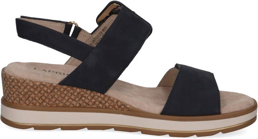 Caprice Sleehaksandaaltjes zomerschoen riem-sandaal in comfortabele breedte