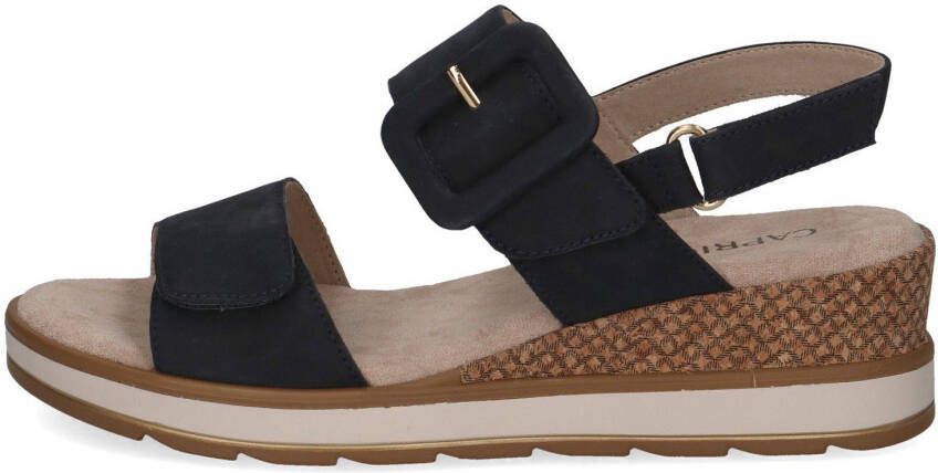 Caprice Sleehaksandaaltjes zomerschoen riem-sandaal in comfortabele breedte
