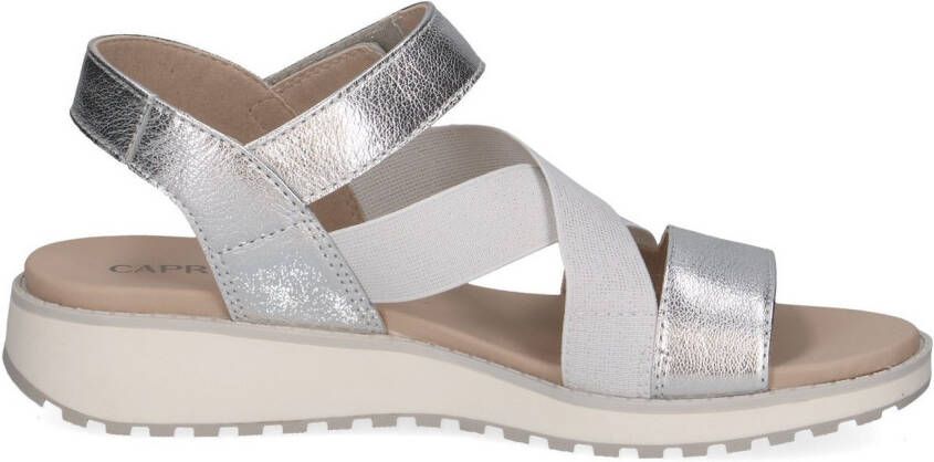 Caprice Sleehaksandaaltjes riemchensandaal zomerschoen comfortabele schoen met strass-steentjes