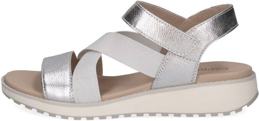 Caprice Sleehaksandaaltjes riemchensandaal zomerschoen comfortabele schoen met strass-steentjes