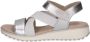 Caprice Sleehaksandaaltjes riemchensandaal zomerschoen comfortabele schoen met strass-steentjes - Thumbnail 4