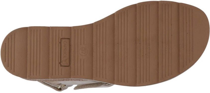 Caprice Sleehaksandaaltjes zomerschoen riem-sandaal in comfortabele breedte