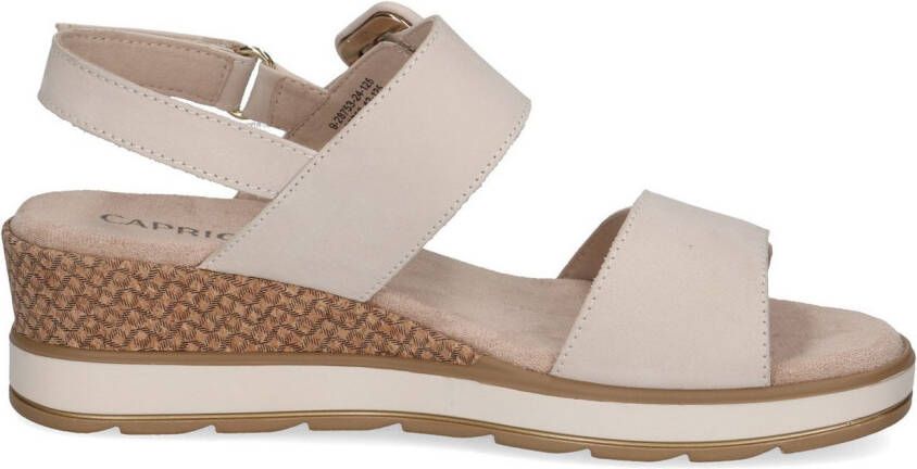 Caprice Sleehaksandaaltjes zomerschoen riem-sandaal in comfortabele breedte