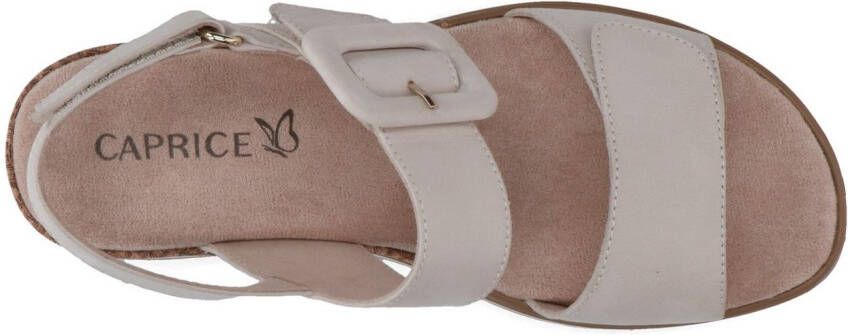Caprice Sleehaksandaaltjes zomerschoen riem-sandaal in comfortabele breedte