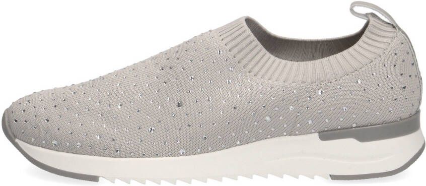 Caprice Slip-on sneakers met strassteentjes