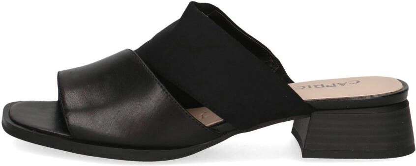 Caprice Slippers zomerschoen blokhak slippers met cap memotion binnenzool