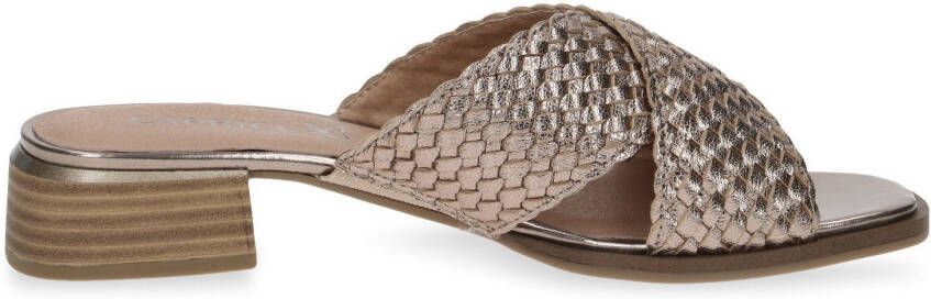 Caprice Slippers in metallic-look