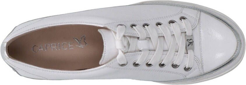 Caprice sneaker wit-zilver lak art.9-23654 - Foto 6