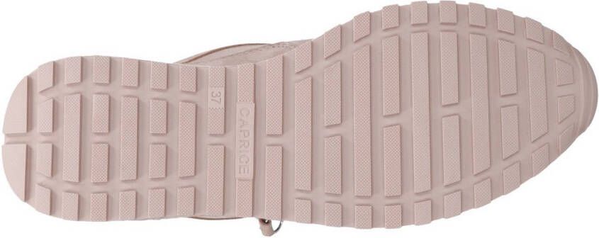 Caprice Sneakers met sleehak vrijetijdsschoen lage schoen veterschoen in comfortwijdte g (= breed)