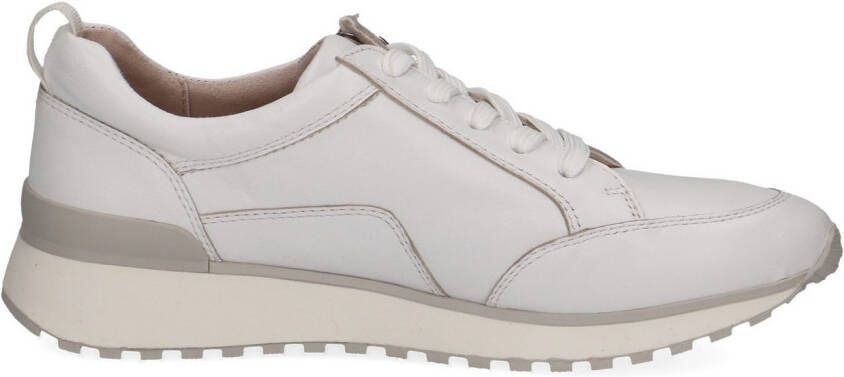 Caprice Sneakers met sleehak vrijetijdsschoen lage schoen veterschoen in comfortwijdte g (= breed)