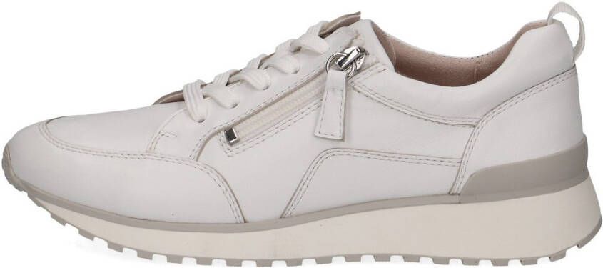 Caprice Sneakers met sleehak vrijetijdsschoen lage schoen veterschoen in comfortwijdte g (= breed)