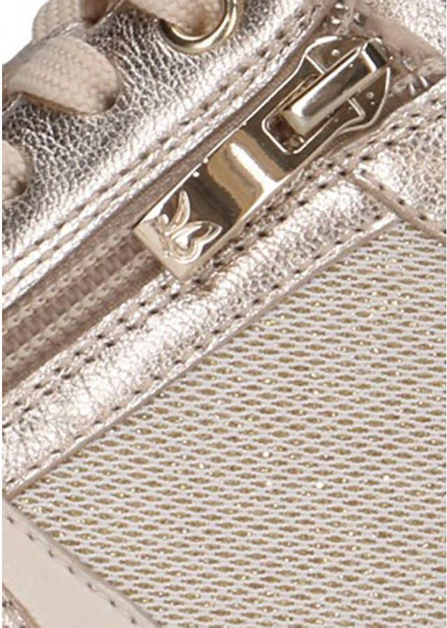 Caprice Sneakers met sleehak vrijetijdsschoen lage schoen veterschoen in schoenwijdte h (=zeer breed)