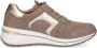 Caprice Sneakers met sleehak vrijetijdsschoen lage schoen veterschoen met contrastafwerking breedte h - Thumbnail 4