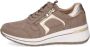 Caprice Sneakers met sleehak vrijetijdsschoen lage schoen veterschoen met contrastafwerking breedte h - Thumbnail 5