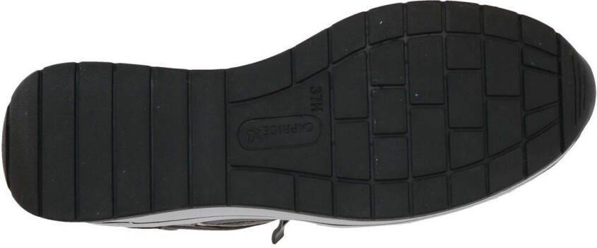 Caprice Sneakers met sleehak vrijetijdsschoen lage schoen veterschoen met contrastafwerking breedte h