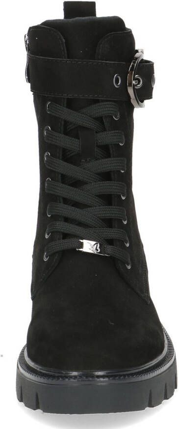 Caprice Veterschoenen blokhak veterschoen met praktisch verwisselbaar voetbed
