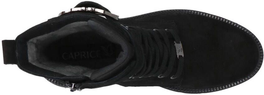 Caprice Veterschoenen blokhak veterschoen met praktisch verwisselbaar voetbed