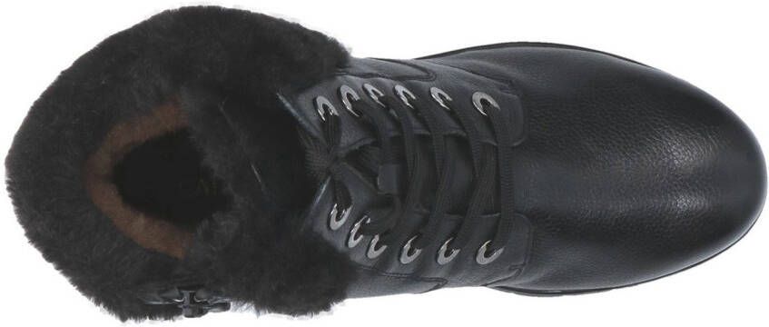 Caprice Winterlaarzen sleehak veterschoenen veterschoen enkellaars in breedte h (zeer breed)
