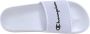 Champion Witte Slippers met Logo Letters White Heren - Thumbnail 19